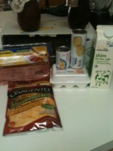 ingredients- muffin