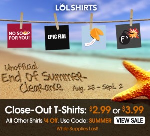 lol shirts clearance