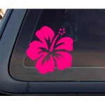 Hibiscus Flower PINK Car Decal / Sticker