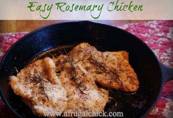 Easy Rosemary Chicken