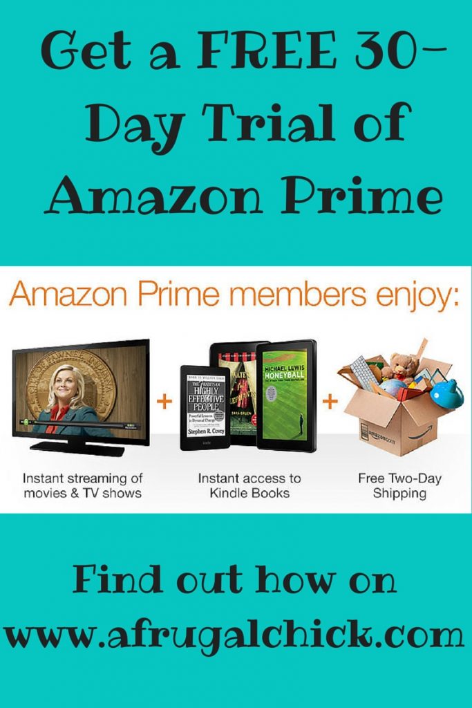 Get a FREE 30-Day Trial for Amazon Prime