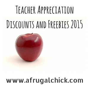 Teacher Appreciation Discounts and