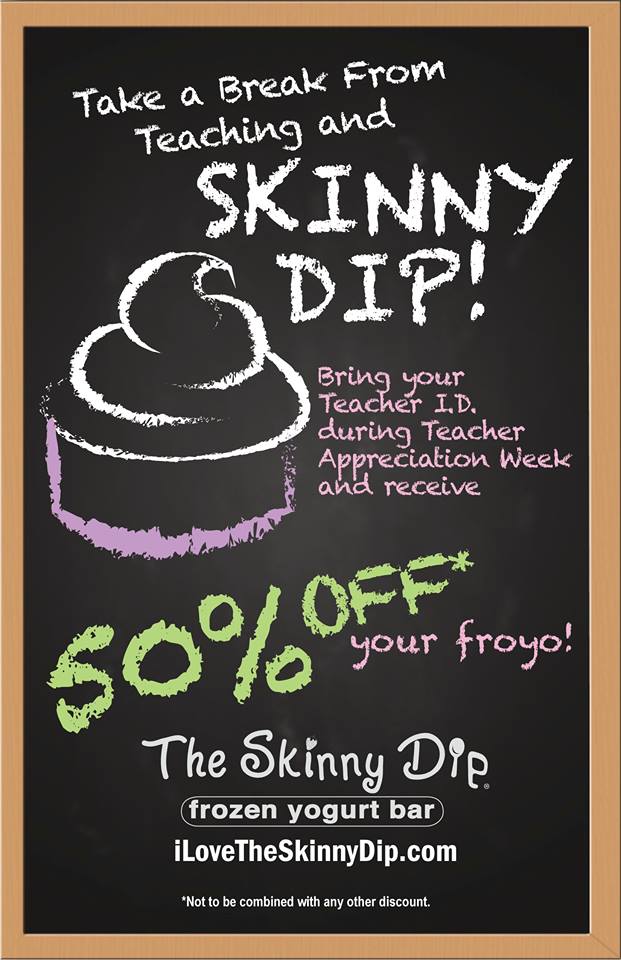 teacher appreciation skinny dip