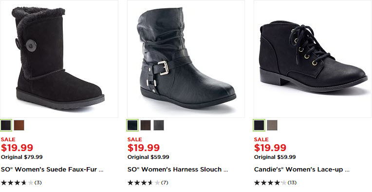 Women's Boots As Low As $11.99 Shipped