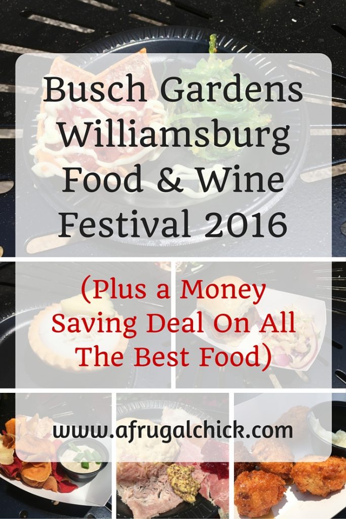 Busch Gardens Williamsburg Food Wine Festival 2016 Plus A Money