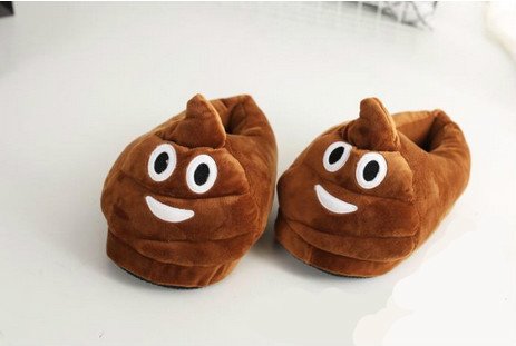 Amazon: Cute Emoji Poop Slippers $12.57