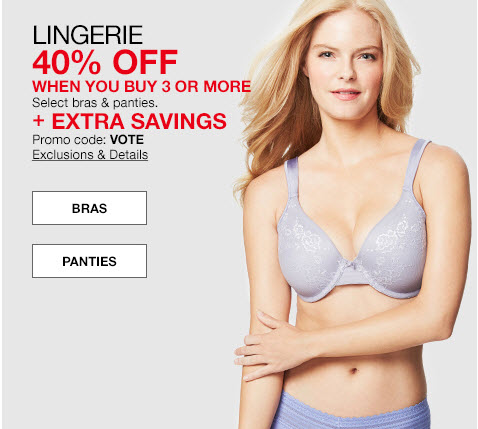 Macy's: Great Prices on Bras (Including The More Expensive Full- Figured  Brands)- 40% off, Plus 30% off Plus Macy's Money