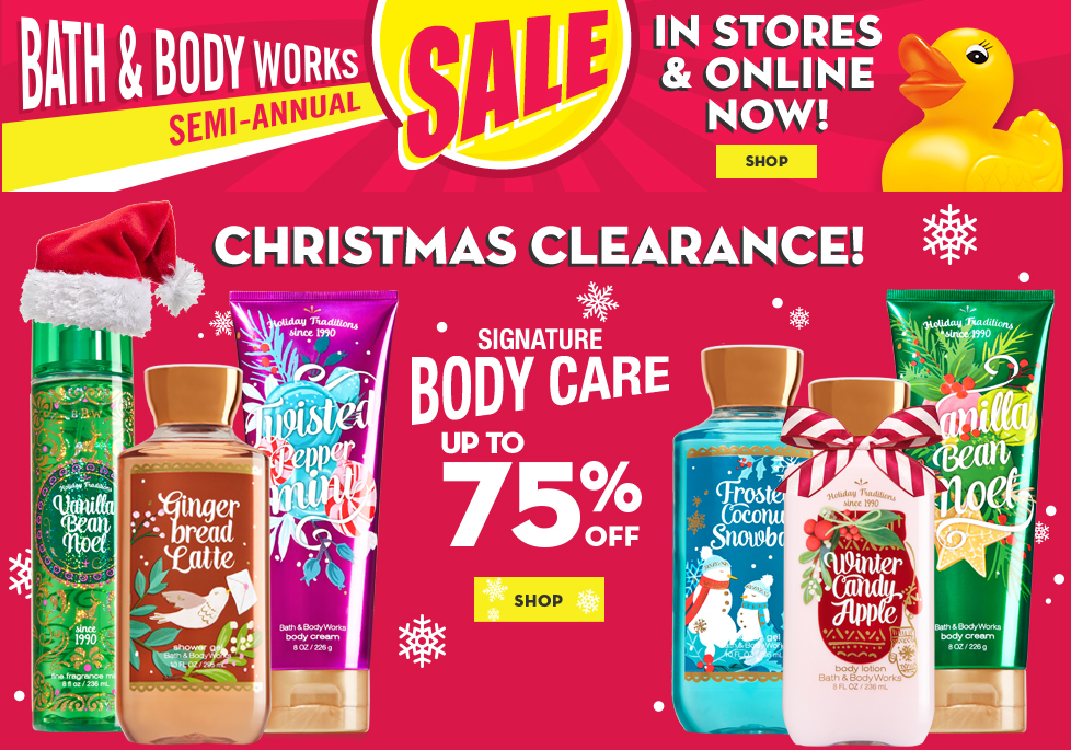 Bath and Body Works SemiAnnual Sale 10 off of 40 Makes For KILLER