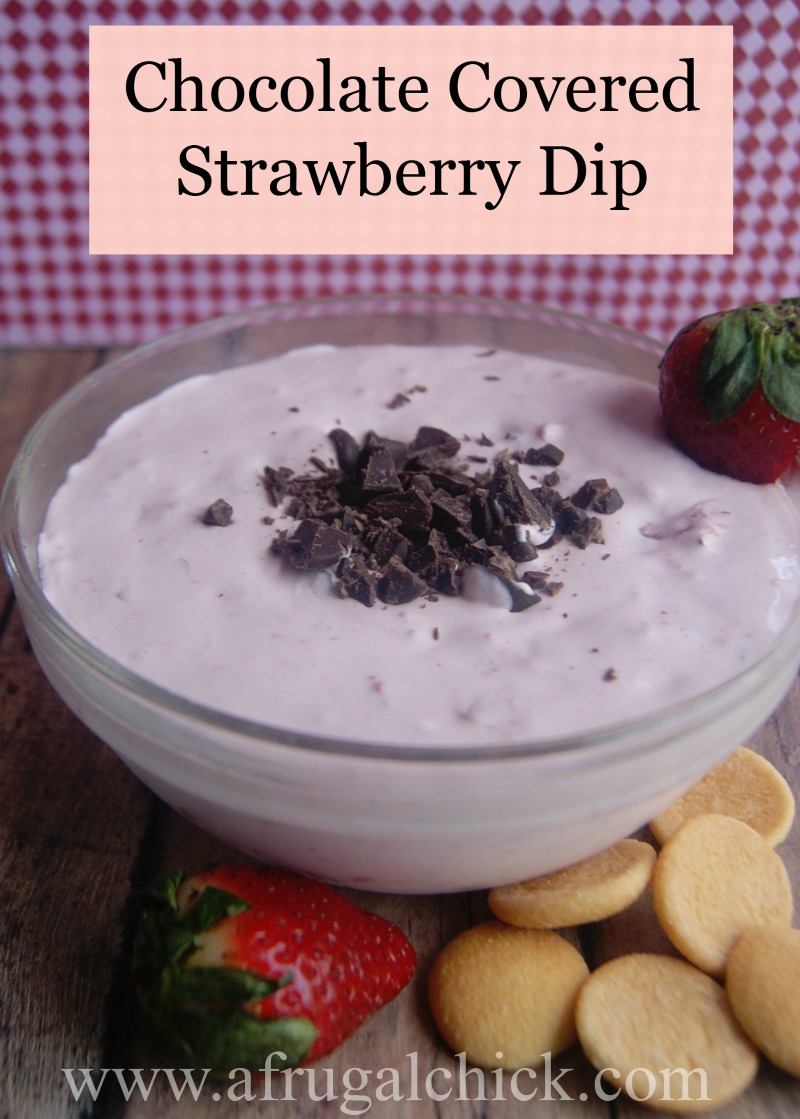 Easy Strawberry Chocolate Dip