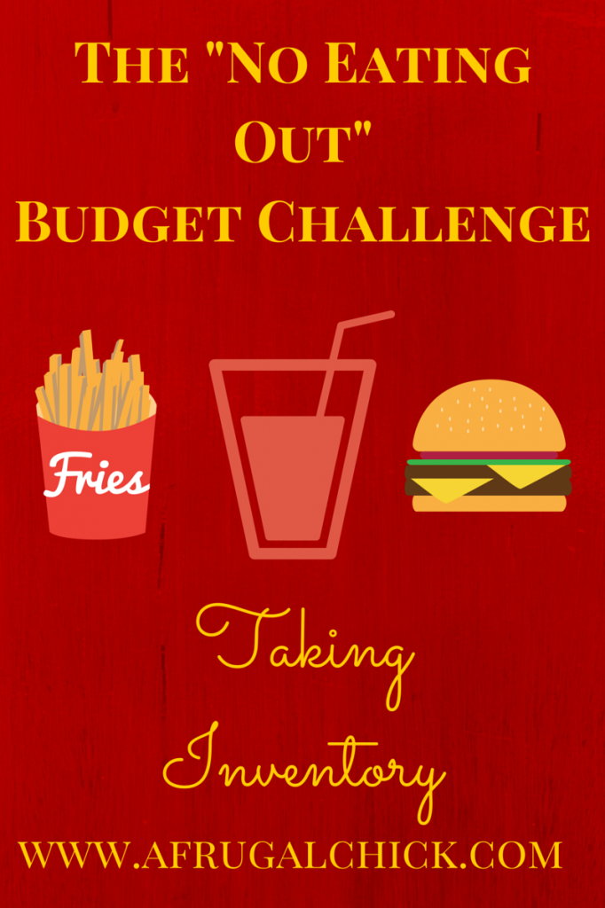 The -No Eating Out- Diet Challenge Taking Inventory