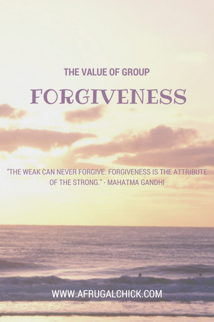 The Value of Group Forgiveness