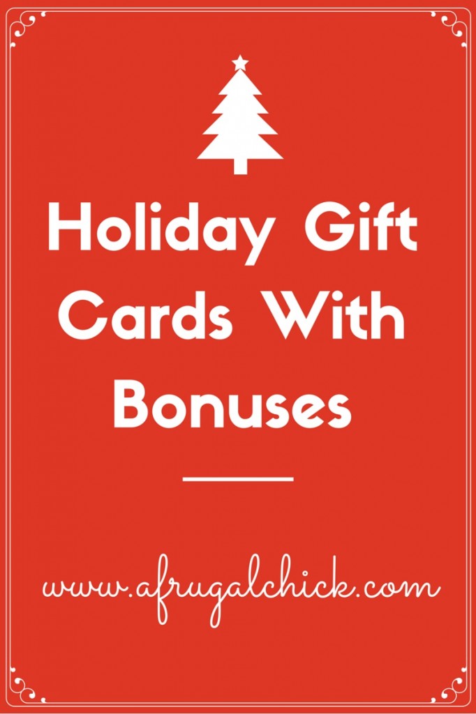 Holiday Gift Cards With Bonuses