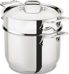 all clad stainless steel pasta pot