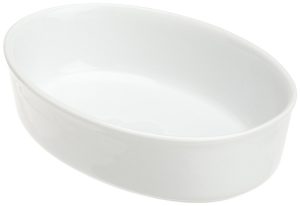 kitchen supply white porcelain oval