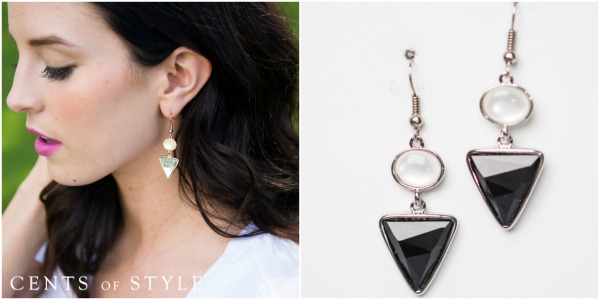 cents of style triangle earrings
