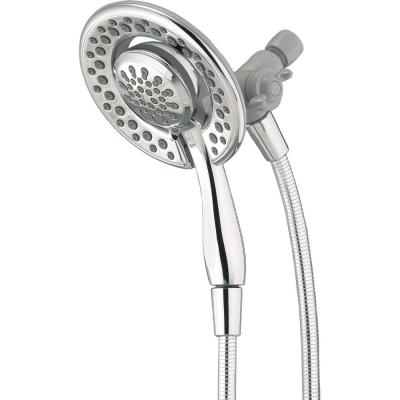 In2ition Two-in-One 4-Spray Hand Shower and Shower Head Combo Kit in Chrome