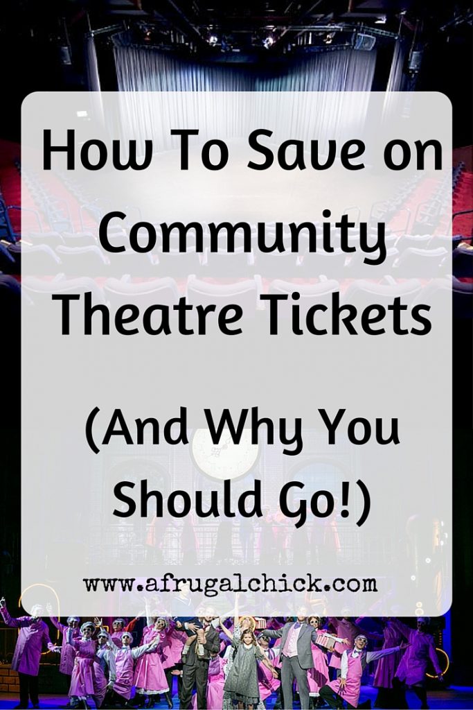How To Save on Community Theatre Tickets