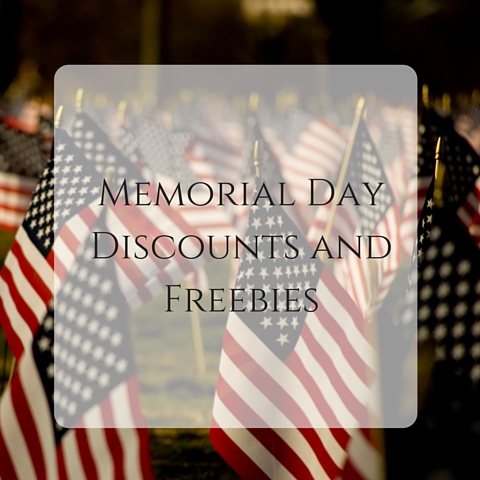 Memorial Day Discounts and Freebies
