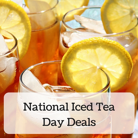 National Iced Tea Day Deals 2016