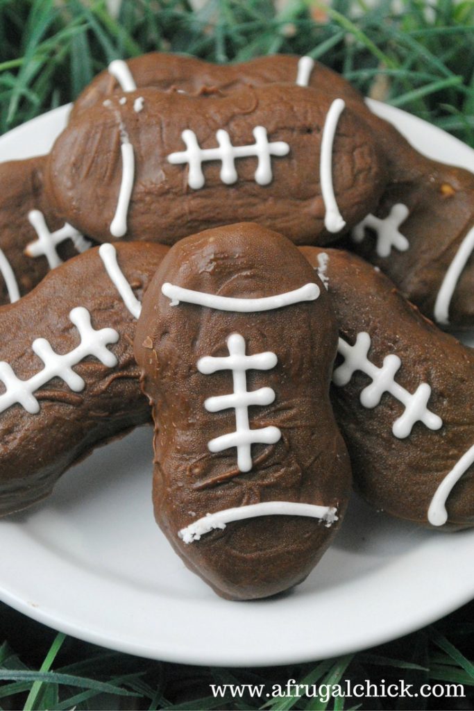 Easy Nutter Butter Football Cookies