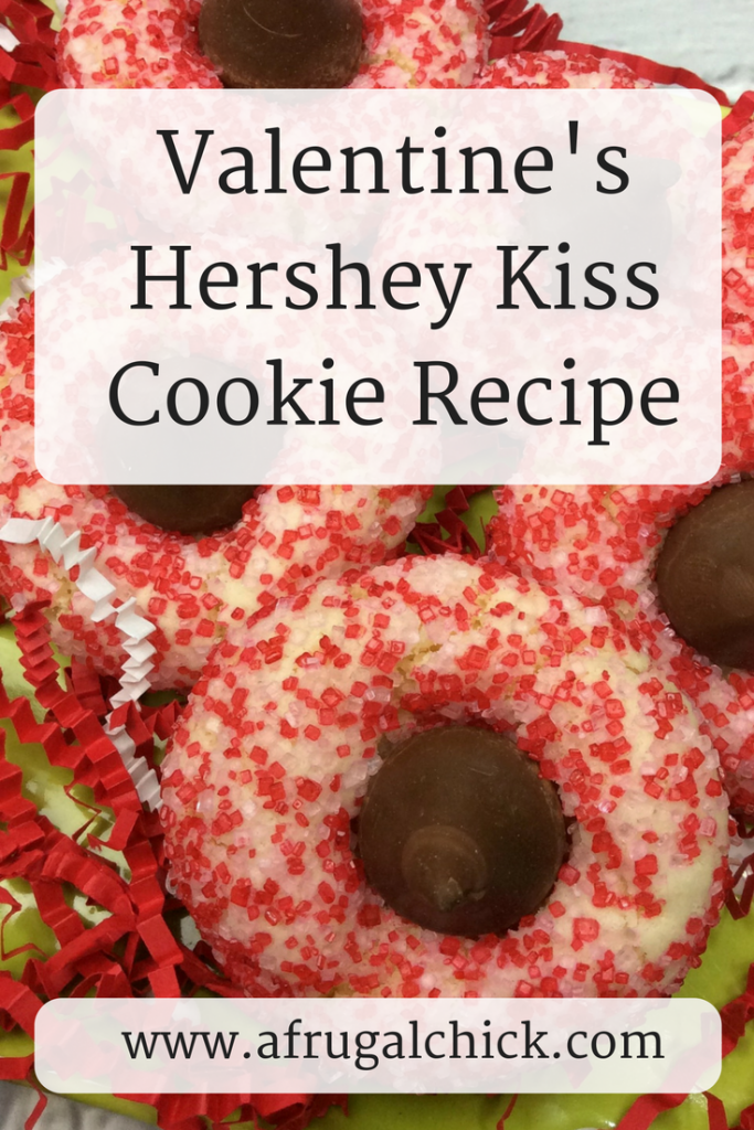 Valentine's Hershey Kiss Cookie Recipe