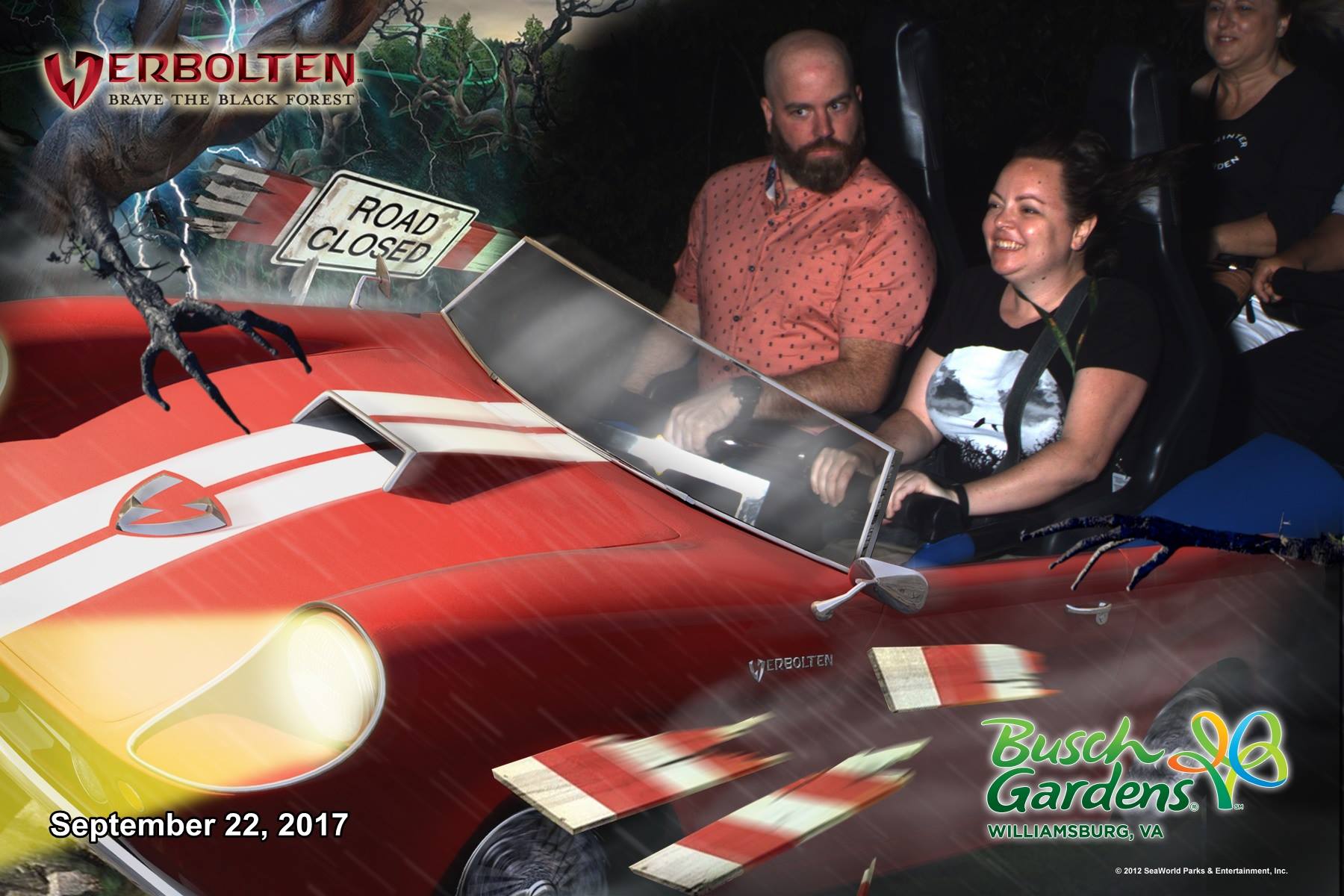 Busch Gardens Williamsburg Howl O Scream 2017 The Lady In The