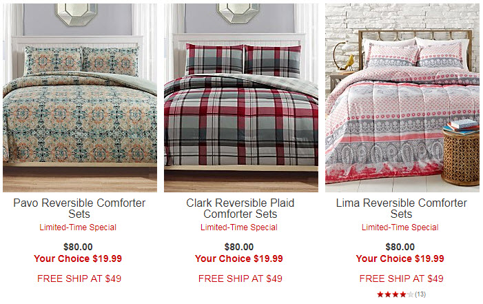 Macy&#39;s: 3 Piece Comforter Sets Only $19.99