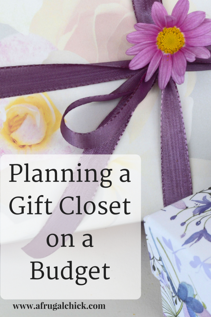 Planning a Gift Closet with items under $20- stock up for parties, anniversaries, birthdays and more without breaking the bank!