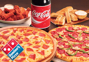 Domino S Pizza Buy One Pizza At Menu Price Get One Pizza For Free