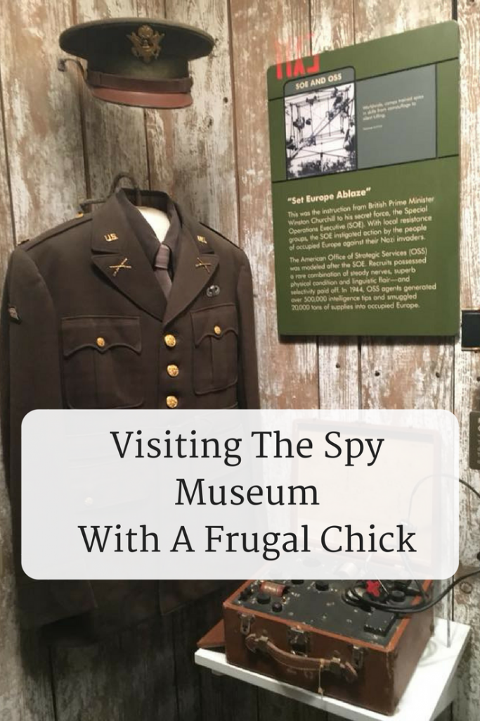 Visiting The Spy Museum in Washington DC With A Frugal Chick- Check out my tips on visiting The Spy Museum. And why you probably shouldn't visit until the end of 2018.