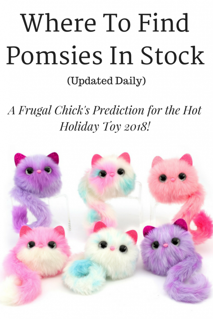 Where To Find Pomsies in Stock- One of the hot toys for the 2018 holiday season.  Tt may be difficult to find Pomsies In Stock but I can tell you where.