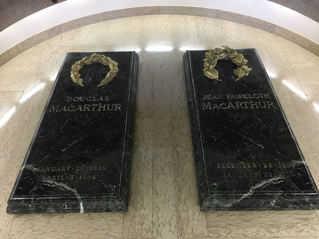 MacArthur Grave Markers