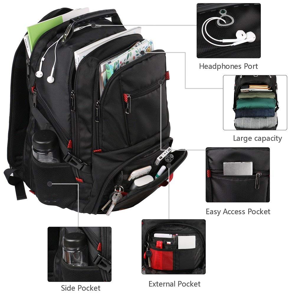 Amazon Lowest Price: Extra Large Backpack, TSA Friendly Durable Travel ...