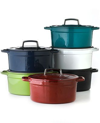 Martha Stewart Collection Collector's Enameled Cast Iron 6 Qt