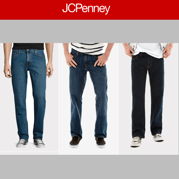 JCPenney: Arizona Men’s Jeans Only $13.49 Per Pair