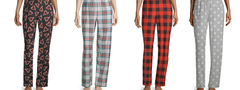 JCPenney: Womens & Kids Microfleece Pajama Pants $3.74 (Orig $24)