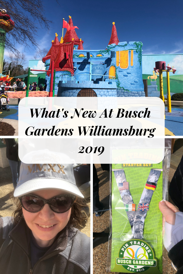 Busch Gardens Pin Williamsburg 2019 Sign