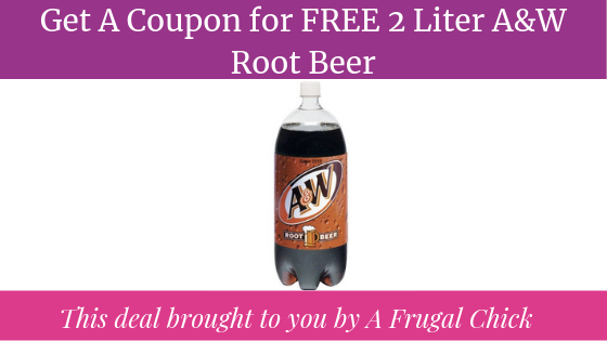 Get A Coupon for FREE 2 Liter A&amp;W Root Beer