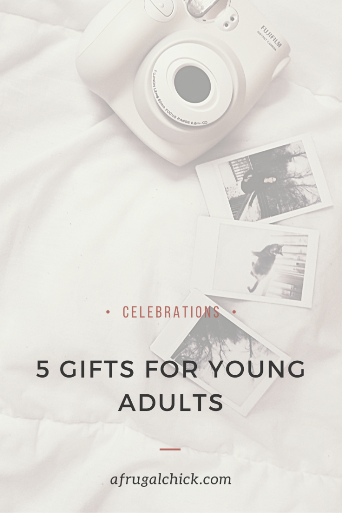 Gifts for Young Adults- Buying gifts for young adults can be tricky, especially if they aren't in school anymore.  Check out this list that may inspire you!  