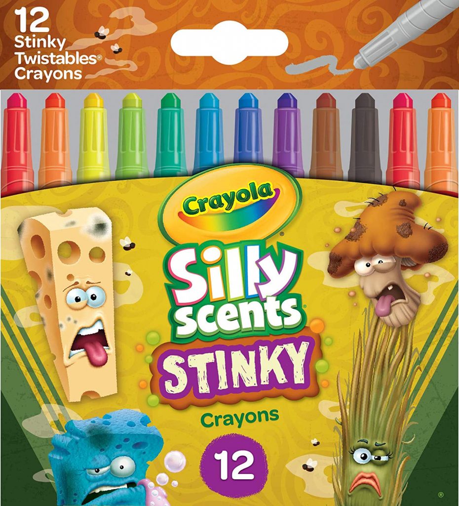 12 Count Crayola Silly Scents Mini Twistables Stinky 
