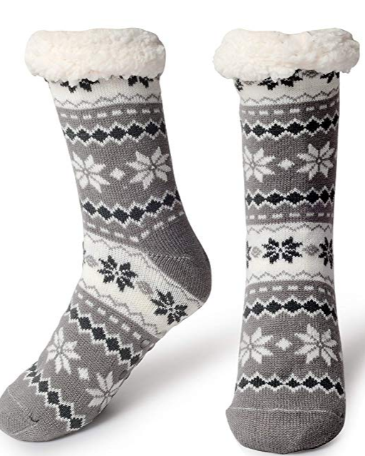 Amazon Lowest Price: Five Star Rated Slipper Socks Fleece Lined Cozy ...