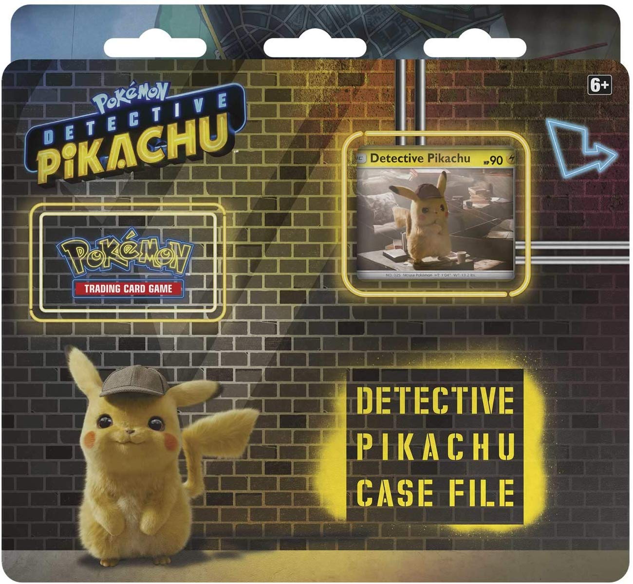 Amazon Lowest Price: Pokemon TCG: Detective Pikachu Case File | 3 Booster  Pack | A Promo Card | A Metallic Coin