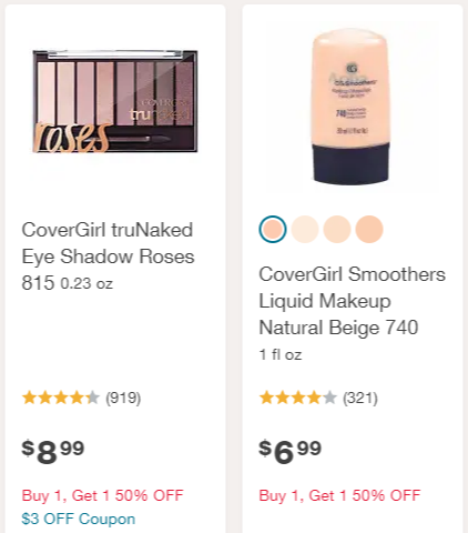 CoverGirl Cosmetics On Sale, Multiple Coupons and FREE Shipping