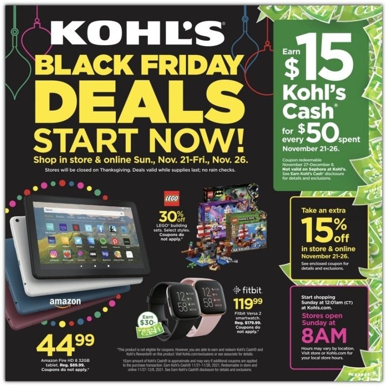 Kohl's Black Friday Deals are LIVE! Here Are The Details