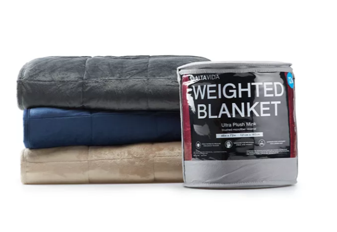 Kohl's: Altavida Faux 12-lb. Mink to Microfiber Weighted Blanket $15.99