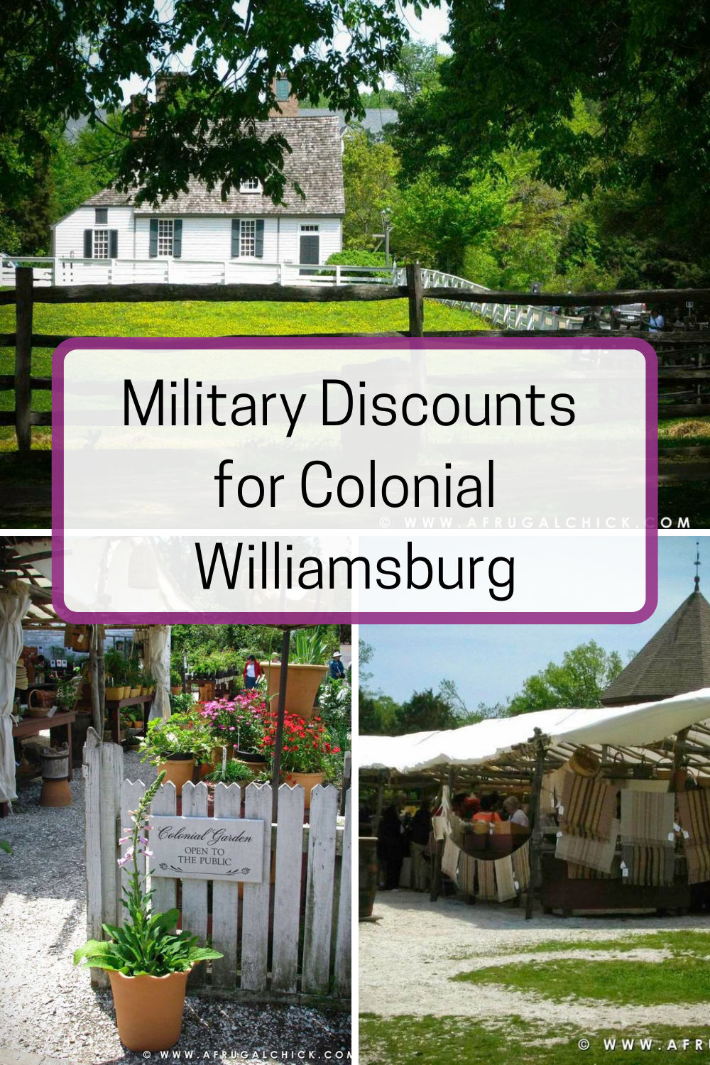 Military Discounts Colonial Williamsburg- Active Duty Military, Reservists, National Guard Personnel, Retired and Veterans are all eligible! 