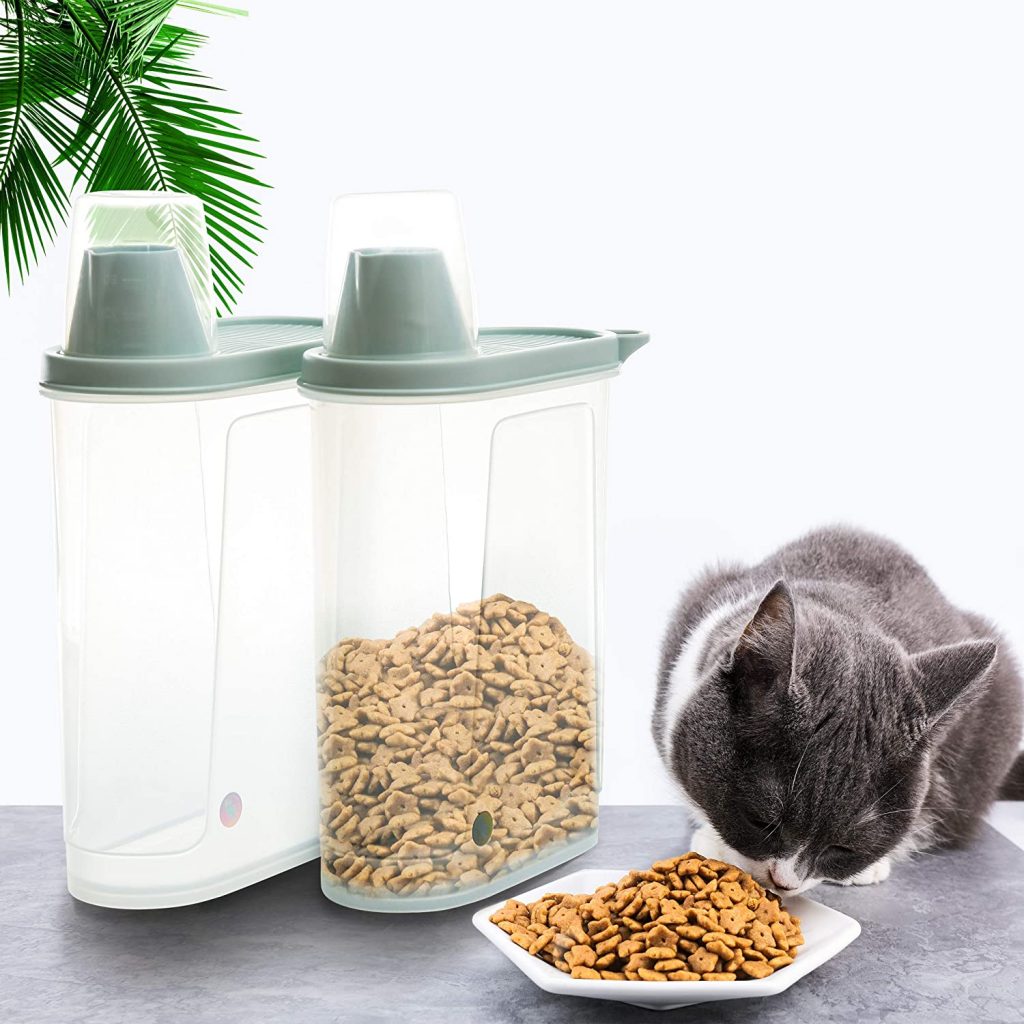 Amazon Lowest Price 2 Piece Cat & Dog Food Storage Containers Small