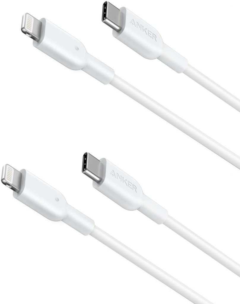 2 Pack Anker iPhone 12 Charger Cable