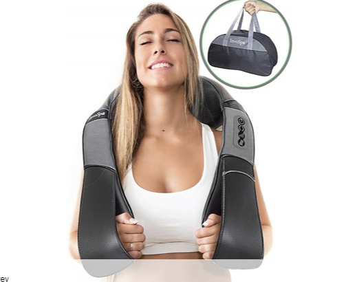 InvoSpa Shiatsu Back Neck and Shoulder Massager with Heat: Your Choice  Color $26.99 Shipped
