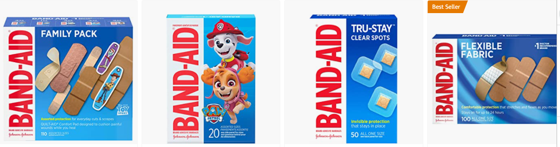 Amazon 25% Coupon: Band-Aids (As Low As $2.50!)